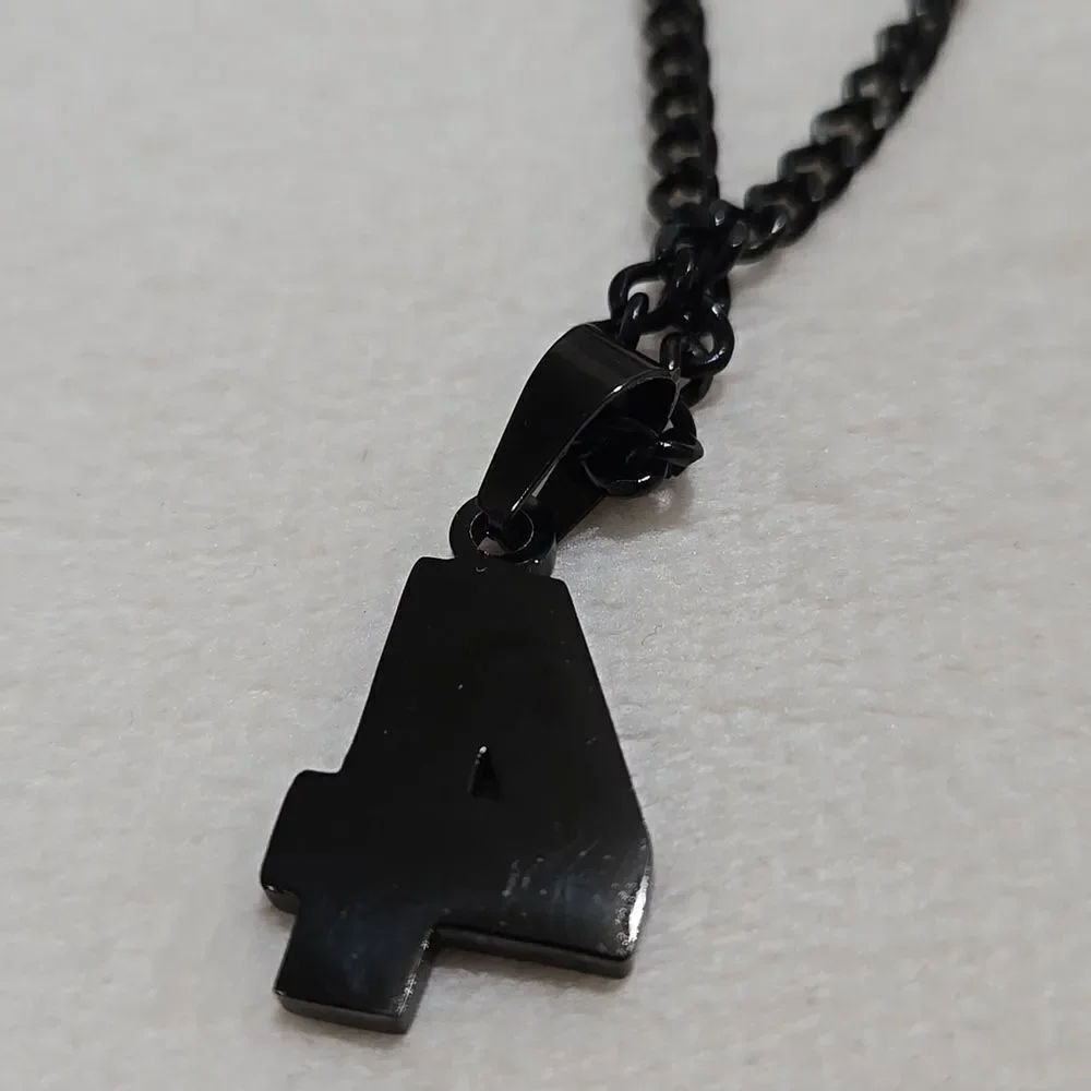 Baseball Number 4 Pendant Necklace